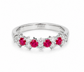 Ruby Diamond Ring 0.52 / 0.37ct