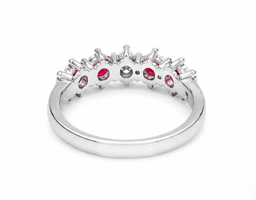 Ruby Diamond Ring 0.52 / 0.37ct